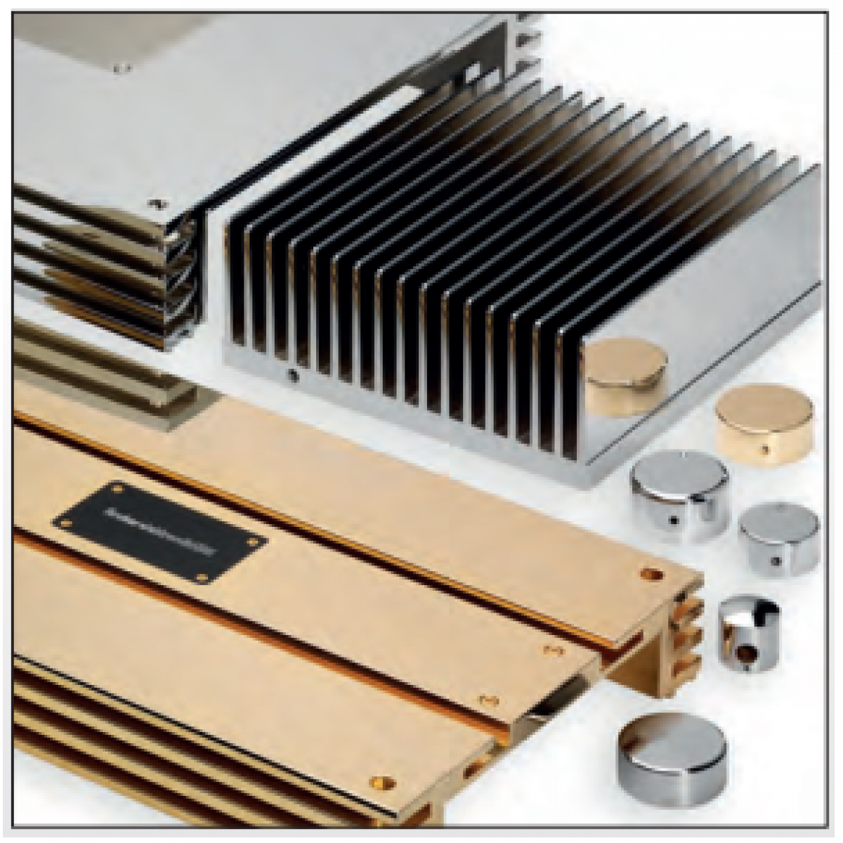 Heatsinks for decorative purposes and as visual parts by Fischer